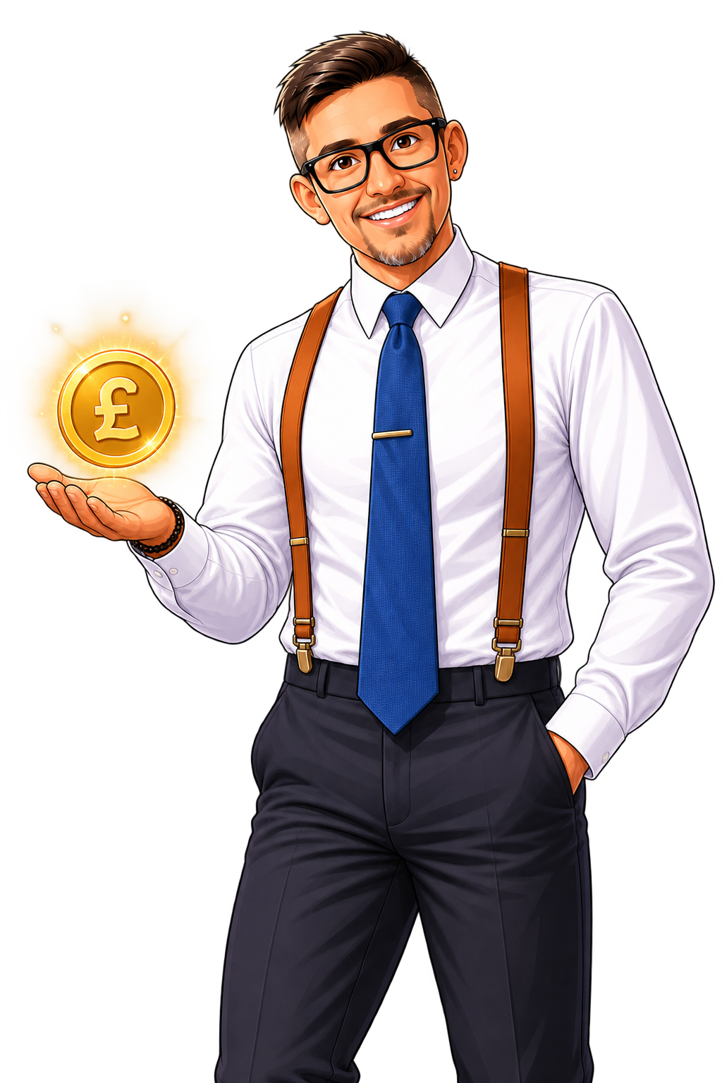 Adviser holding a pound coin, representing income protection